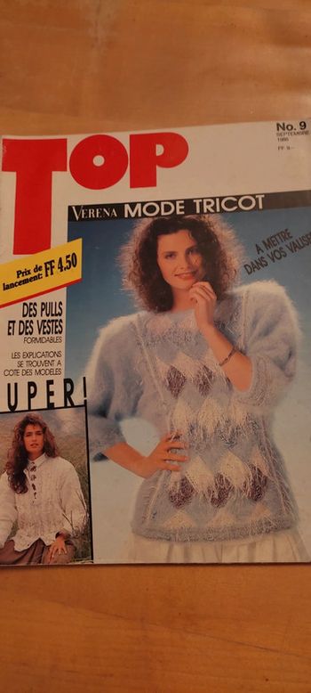 Catalogue tricot vintage Top Verena mode tricot