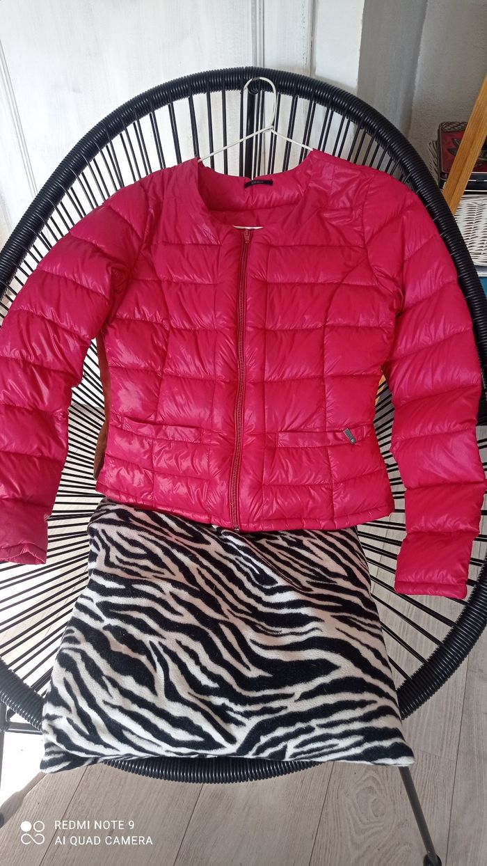 Doudoune IKKS rose en duvet et plumes taille S, excellent état !