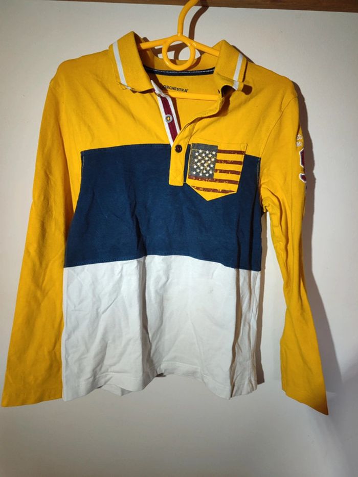 Polo manches longues 8 ans