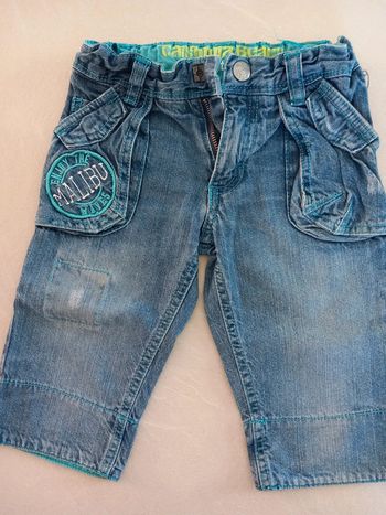 Short en jeans
