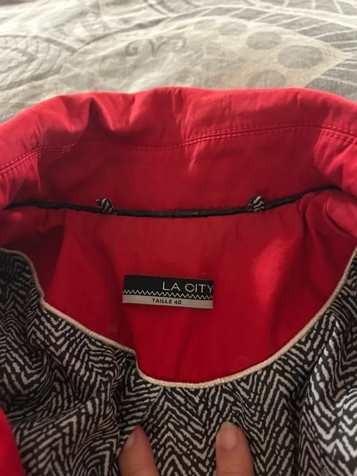 Veste rouge - photo numéro 4