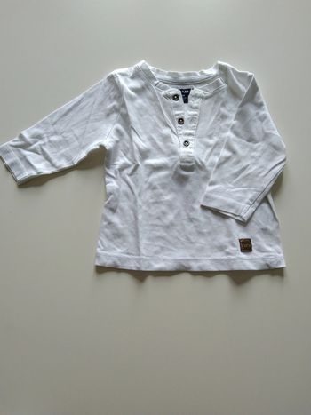 tee shirt blanc garcon 3 mois Kiabi