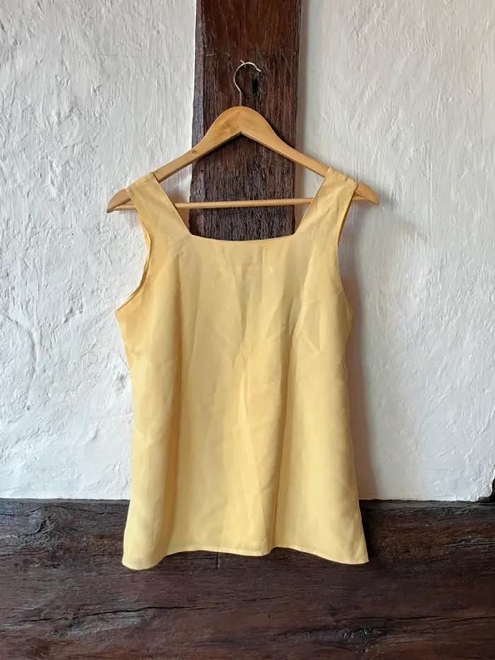 Top jaune pastel – PierBé Paris – douceur & bonne humeur – T. 40 - photo numéro 2