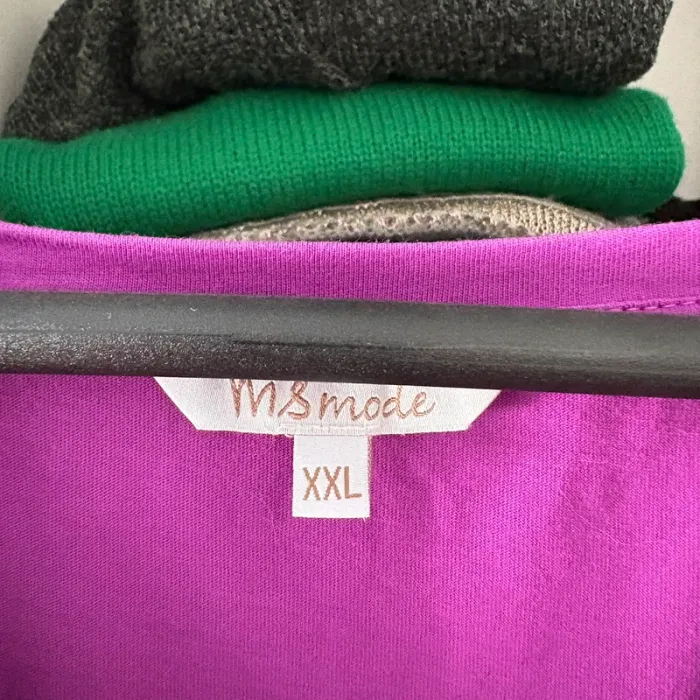 T-shirt Ms Mode • violet • 52 🌼 - photo numéro 2