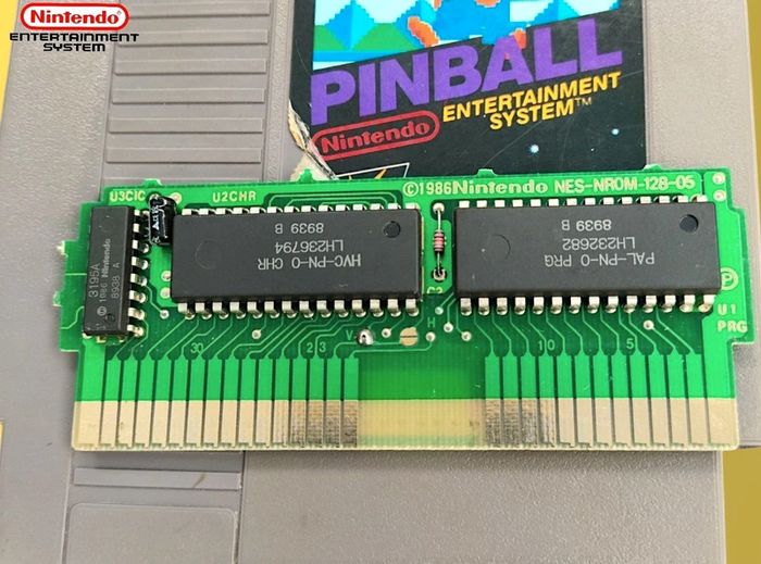 Lot 2 cartouche de jeu Nintendo NES Battle of Olympus + Pinball - photo numéro 7