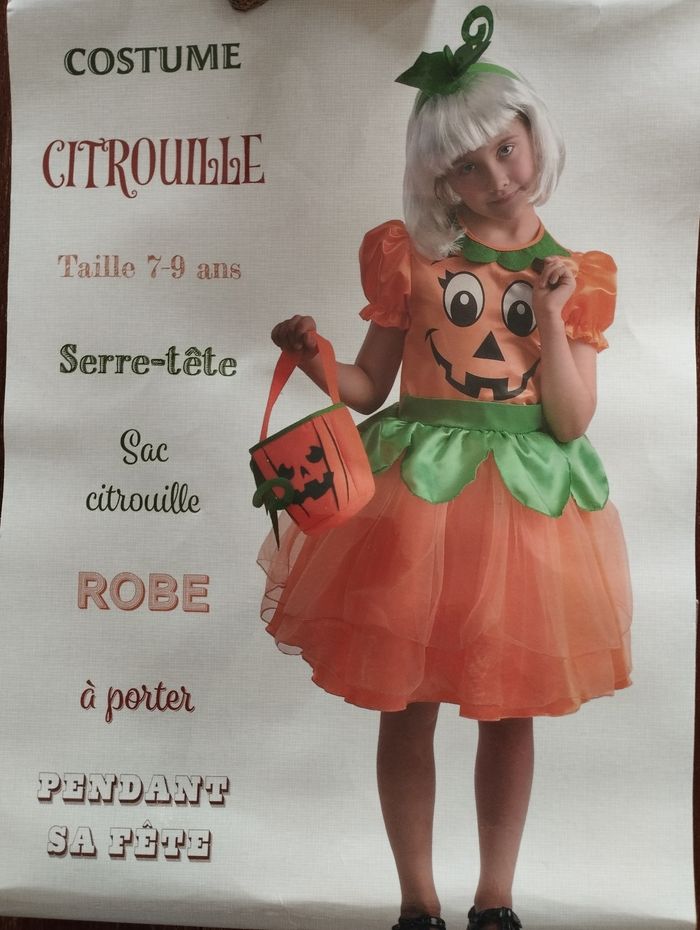 Déguisement citrouille