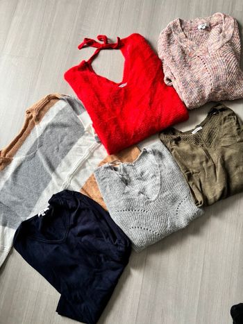 Lot pulls femme x6