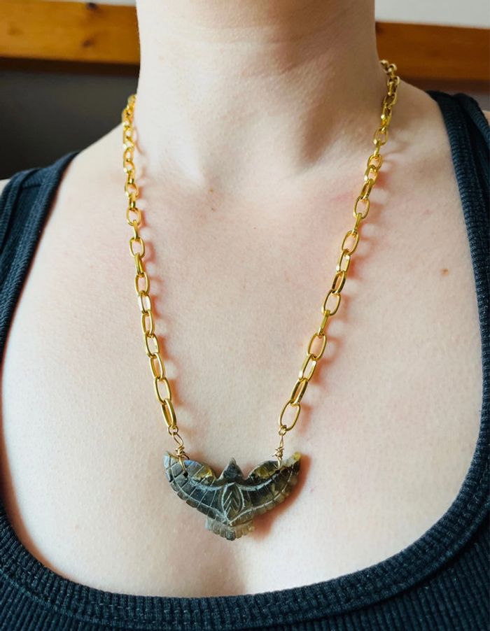 Sautoir phœnix Labradorite - photo numéro 7