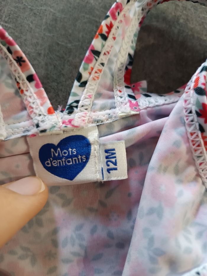 Maillot de bain fleuri 12 mois - photo numéro 3