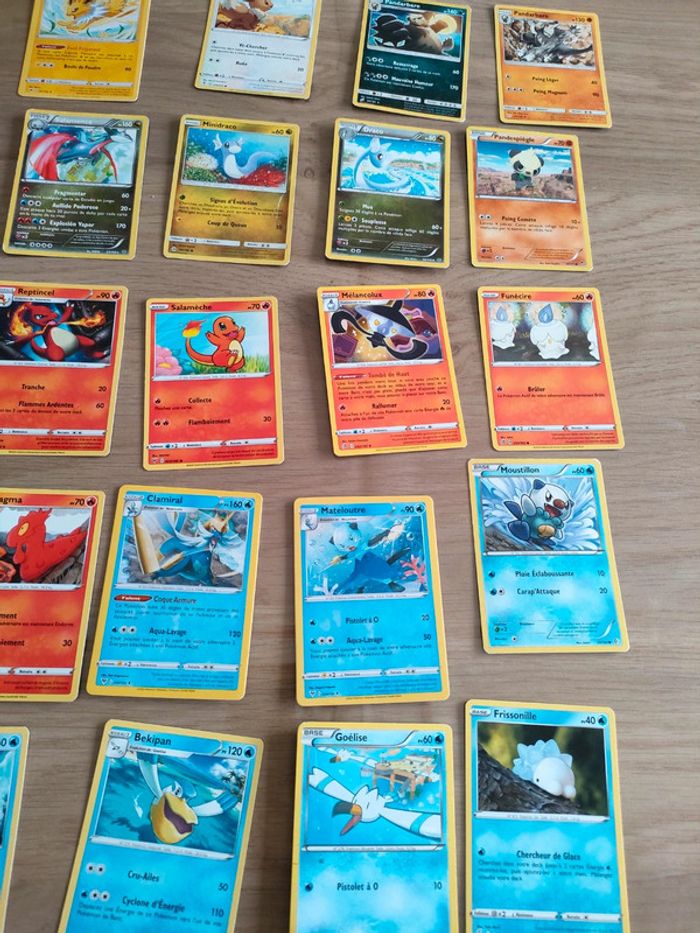 Lot 103 cartes + 5 énergies Pokémon - photo numéro 4