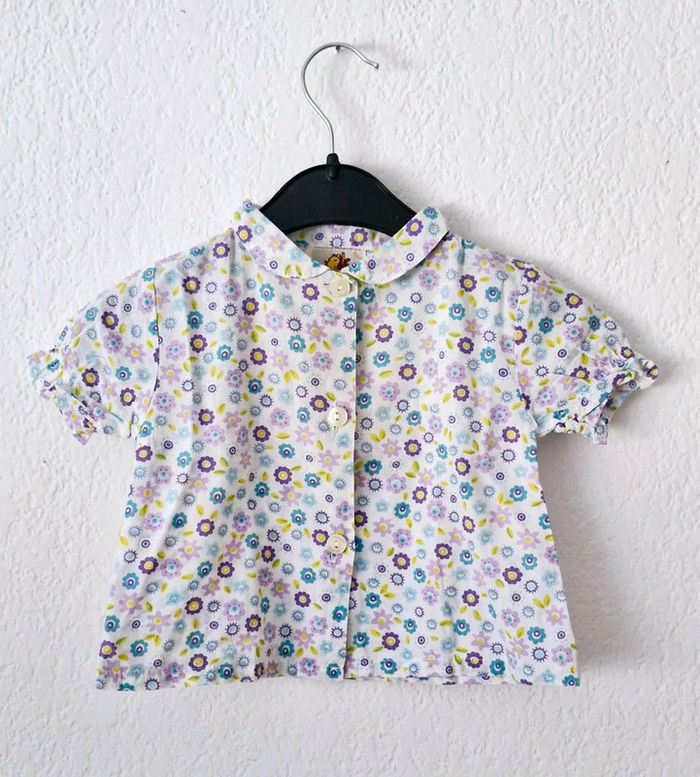 🩷 Chemise manches courtes pour fille taille 6 mois - photo numéro 2