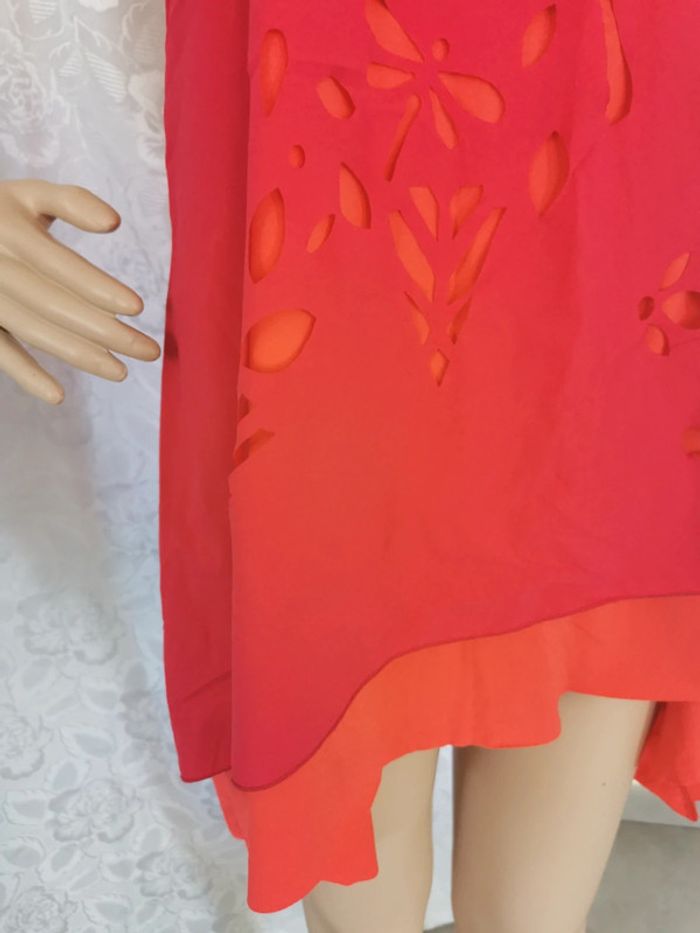 🌺Robe rose-orange. Taille 38. La Mode Est À Vous - photo numéro 3