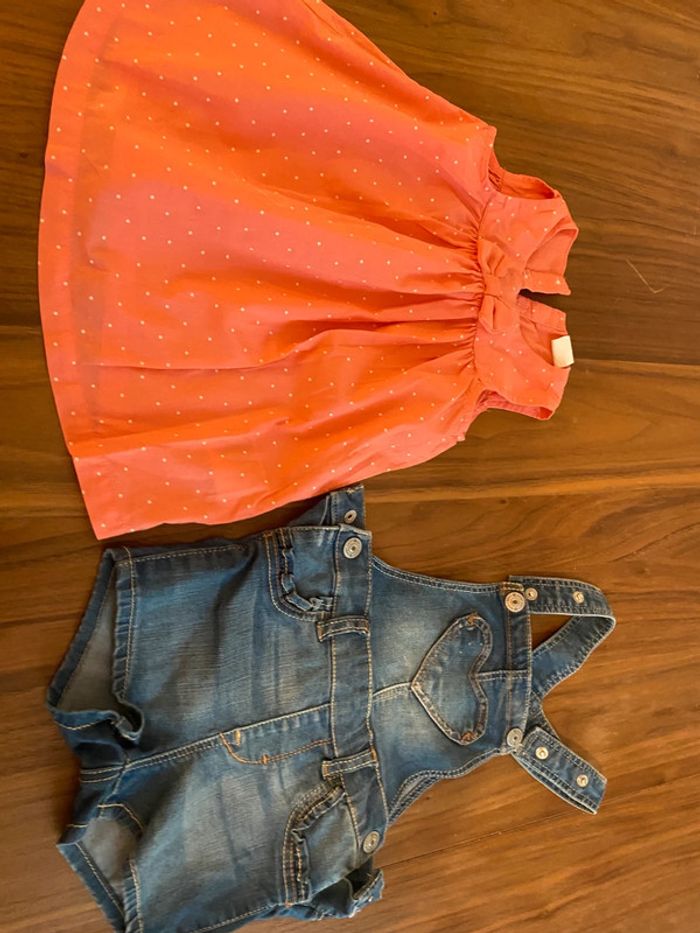 Lot vêtements été fille 4/6 mois H&M