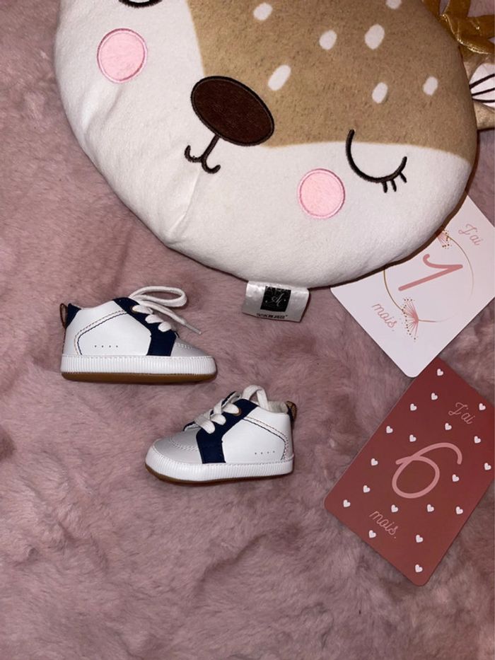 Chaussure bébé neuve okaidi 0/6m - photo numéro 3