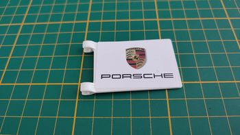 Panneau Porsche référence 30217132 pièce détachée Playmobil #C61