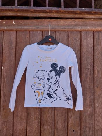 Tee-shirt manche longue fille 8 ans disney