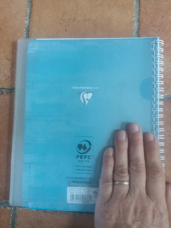 Cahier de texte personnalisable clairefontaine - photo numéro 3