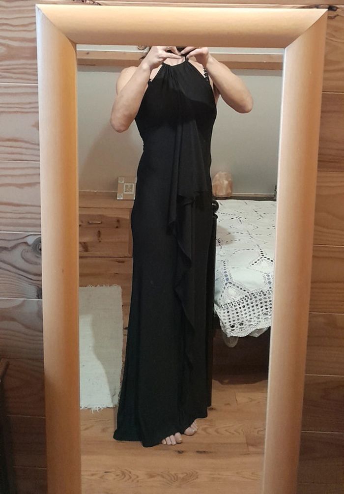 Robe longue noire Taille M - photo numéro 2