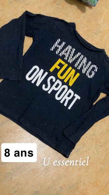 T-shirt manches longues 8 ans