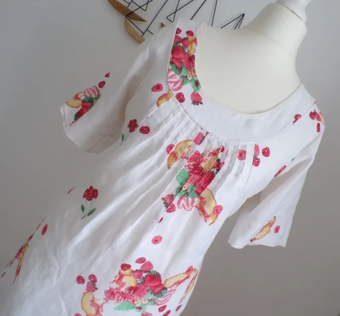 Robe lin_motifs été Talia Benson - photo numéro 10