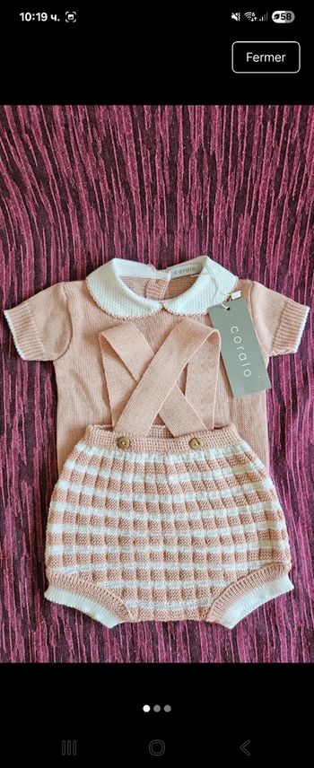 Ensemble fille 3 mois 
