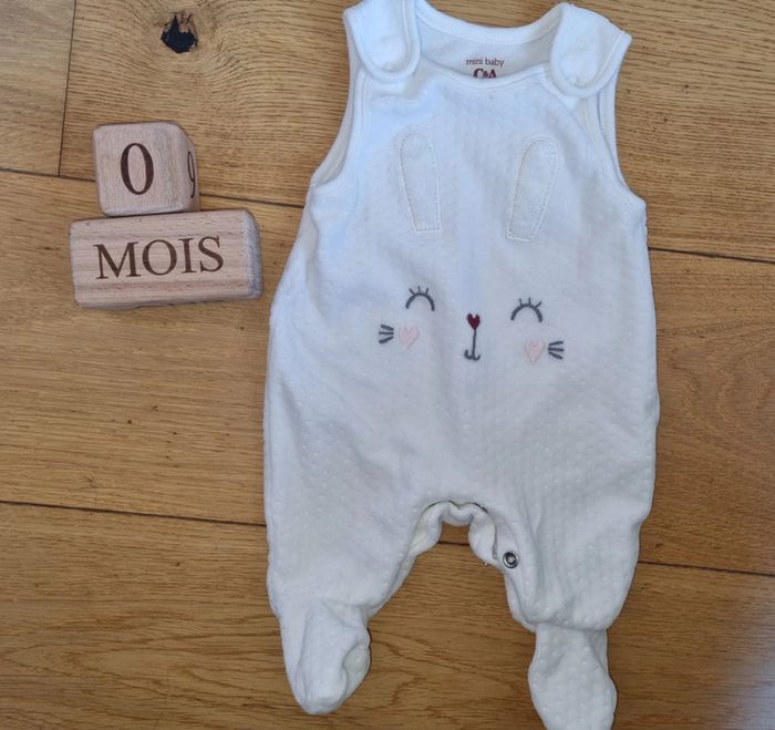 Salopette lapin naissance