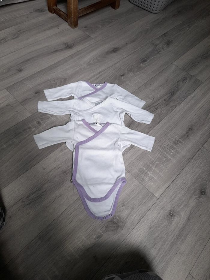 Lot de 3 body naissance