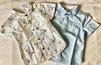 Lot 2 chemises manches courtes