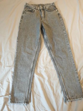 Jean mom noir neige taille 36