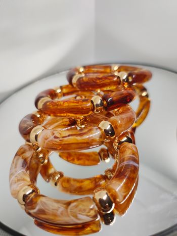 4 bracelets doré zara
