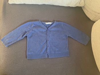 Gilet garçon bleu bout’chou 12 mois