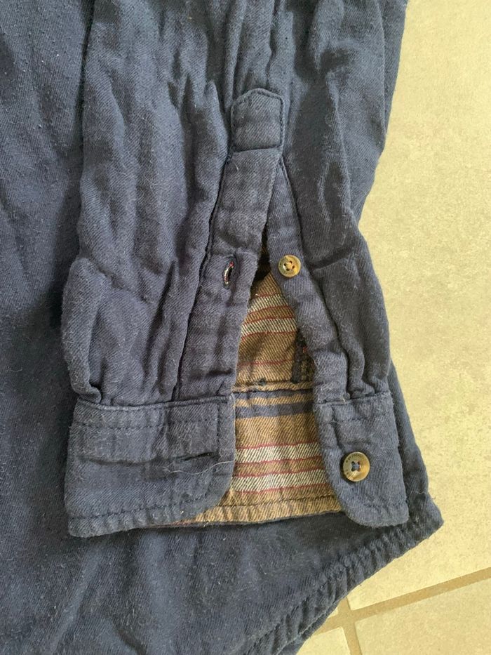 Chemise marine chaude Pataugas taille L - photo numéro 2