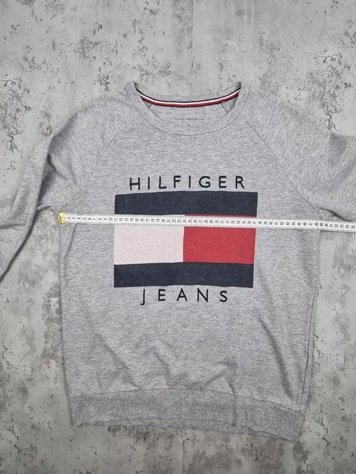 Sweat Tommy Hilfiger gris – Taille S/36 Femmes - photo numéro 9