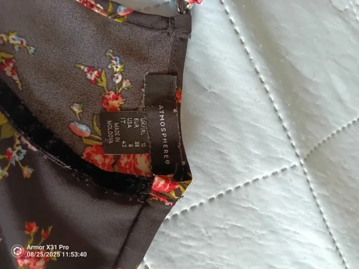 Maillot noir a fleurs Atmosphère 38 - photo numéro 2