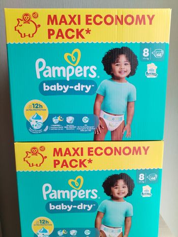 Couche pampers Baby Dry 