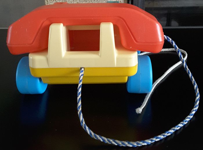 Téléphone à roulettes – Jouet Vintage – Chicco - photo numéro 4