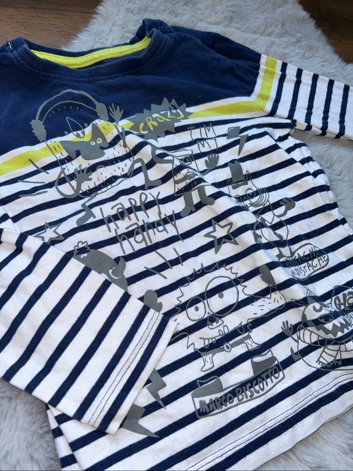 Haut manches longues rayé - 6 ans - Vertbaudet - photo numéro 2