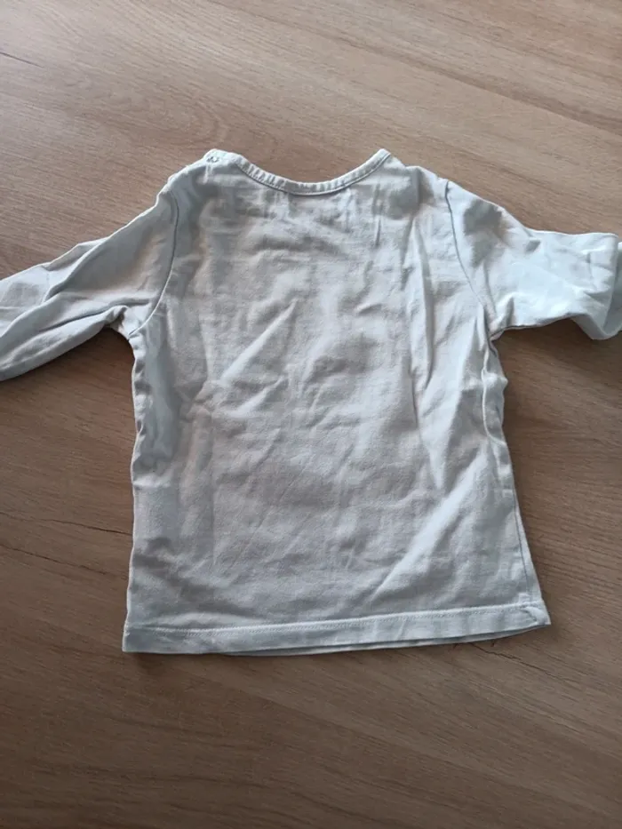 Tee-shirt manches longues 12mois - photo numéro 2