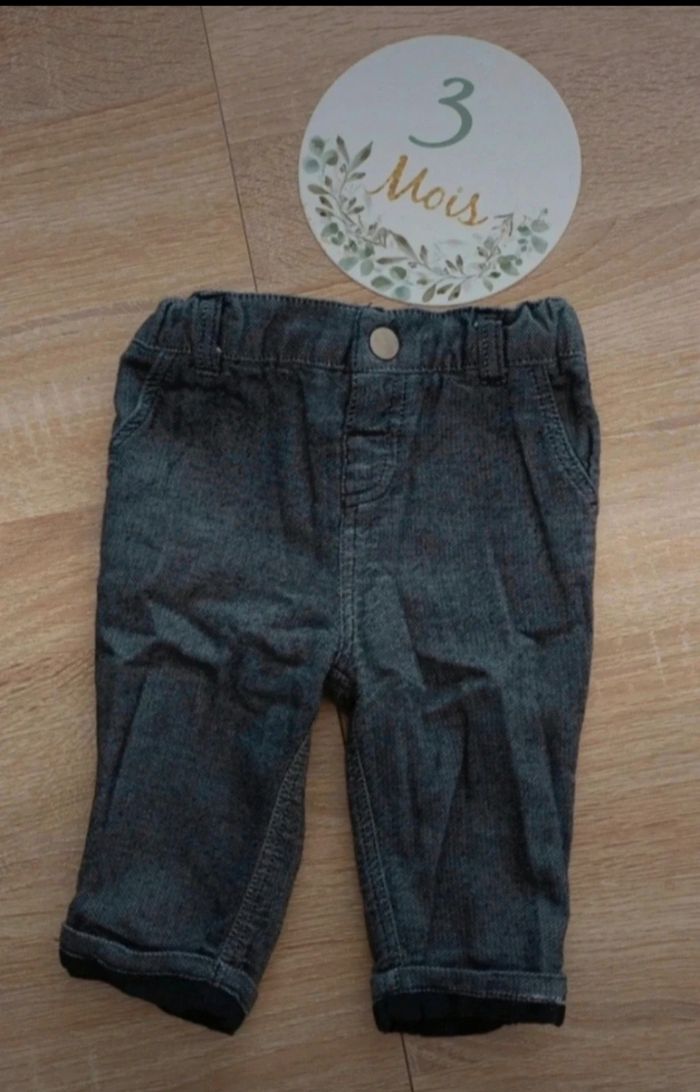 Pantalon gris - 3 mois - orchestra