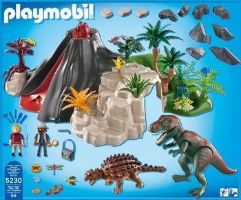 Playmobil Dinos 5230 Volcano avec T-Rex