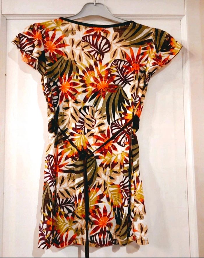 Haut femme fleurs tropical été - photo numéro 2