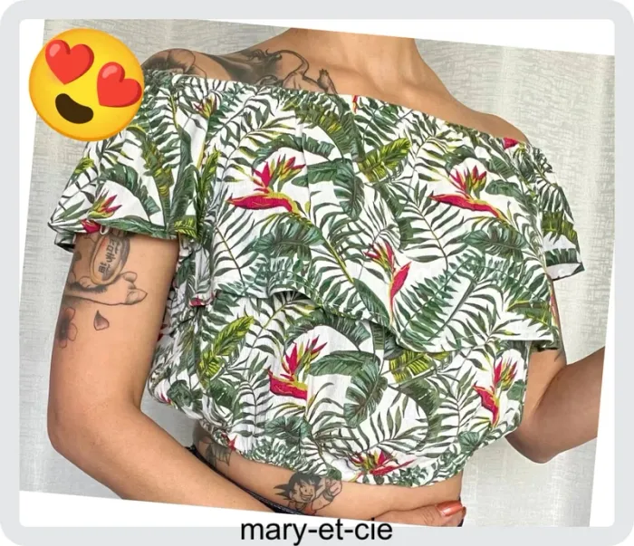 SOLDE - Top court taille S