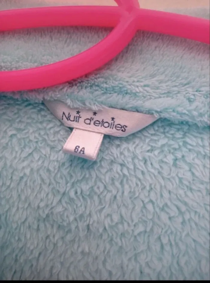 Veste longue polaire bleu - photo numéro 3