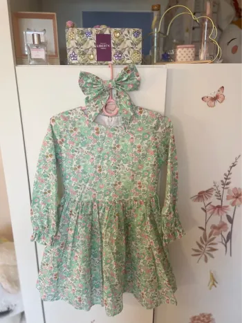 Robe  Liberty Betsy Seafoam  – Neuve 🌸