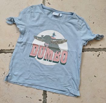 T-shirt bleu Dumbo Disney - 4 ans