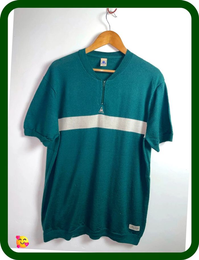 Pièce de collection – Pull Le Coq Sportif 100 % laine, édition spéciale Tour de France