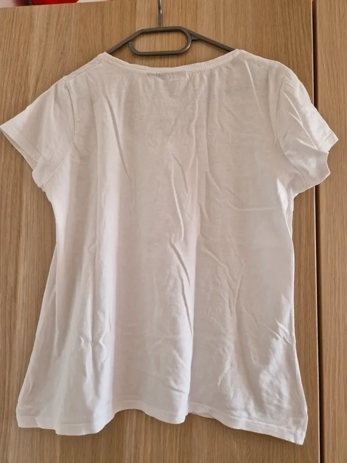 Tee-shirt blanc kiabi femme - photo numéro 2