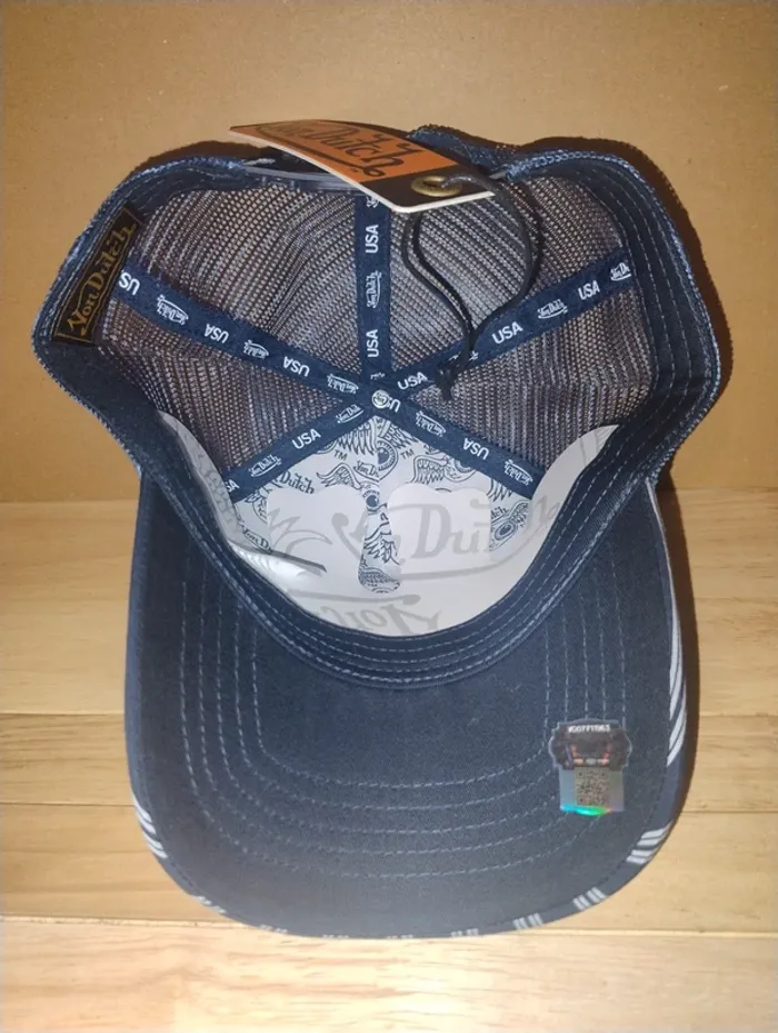 Von dutch casquette taille unique bleue et grise - photo numéro 4