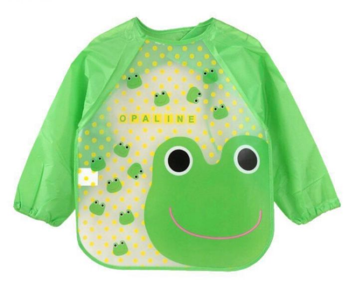 Tablier en plastique vert