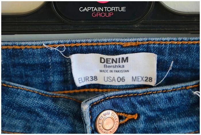 C37 jeans bleu bershka 38 - photo numéro 3